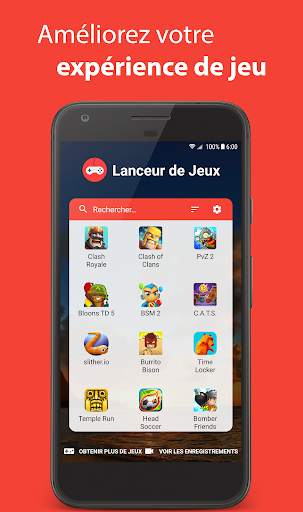 Lanceur de Jeux - Booster & enregistreur d'écran screenshot 1