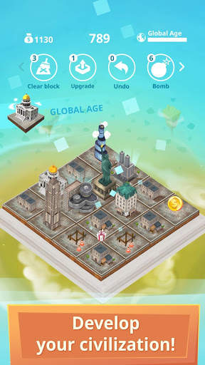 Merge World 2048 - City Build Civilization Games screenshot 3