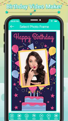 Birthday Party Photo Video Maker screenshot 8
