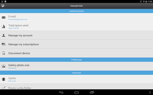 Joomeo - photos sharing screenshot 20