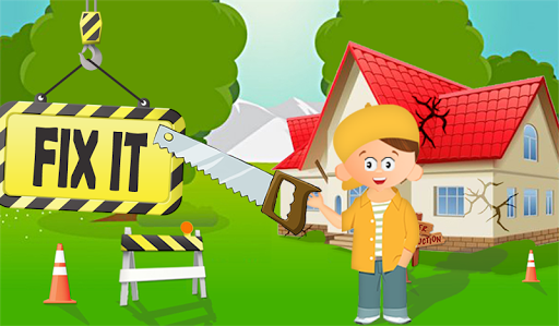 Fix It House - Repairing Game For Girls screenshot 1