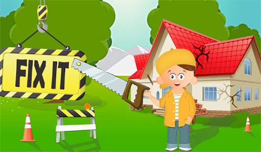 Fix It House - Repairing Game For Girls screenshot 1