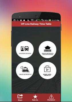 Offline Railway Time Table скриншот 1
