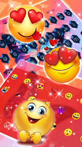 Glossy PolySphere Butterfly Keyboard screenshot 3