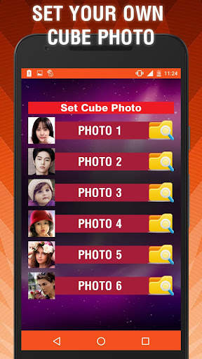 3D Photo Frame Cube Live Wallp скриншот 3