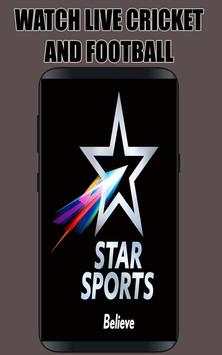Star Live Cricket Sport TV Channel(Guide TV Tips) स्क्रीनशॉट 1