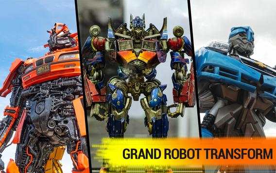 Robot Mobil Futuristik Transform: Robot Hero Fight screenshot 2