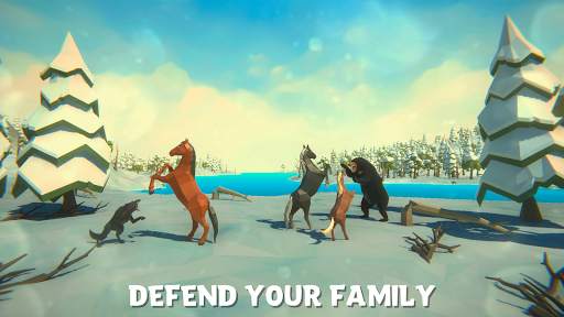 Winter Horse Simulator screenshot 2