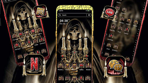 Death Skull Launcher Theme screenshot 4