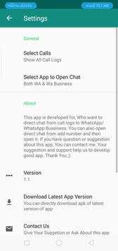 Unknow Chat For WhatsApp | Open Chat | Direct Chat | Call Logs screenshot 5