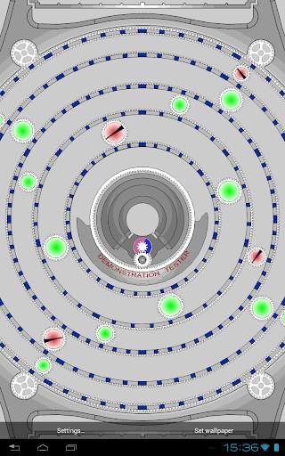 Planetary Clock Live-Wallpaper screenshot 13