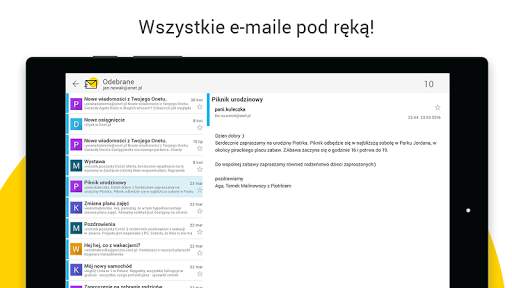 Onet Poczta - aplikacja e-mail screenshot 6