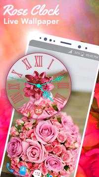 Rose Clock Live Wallpaper 🌹 screenshot 2