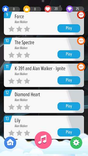 ALAN WALKER Piano Tiles screenshot 5