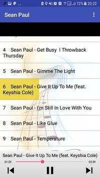 Sean paul MP3 songs screenshot 2