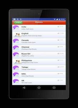 Chat Rooms - Chat with strangers screenshot 9
