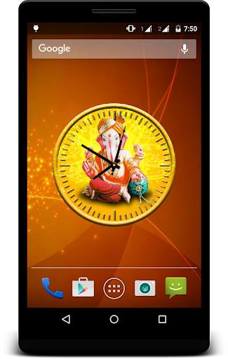 Ganesh Clock Live Wallpaper screenshot 4