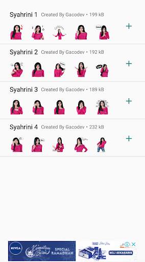 Stiker Syahrini untuk Whatsapp screenshot 2