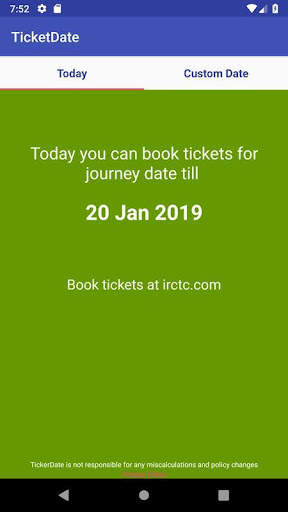 TicketDate - Rail Booking Date 1 تصوير الشاشة