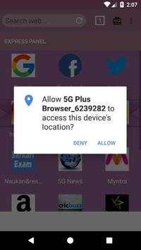 5G Plus Browser screenshot 1