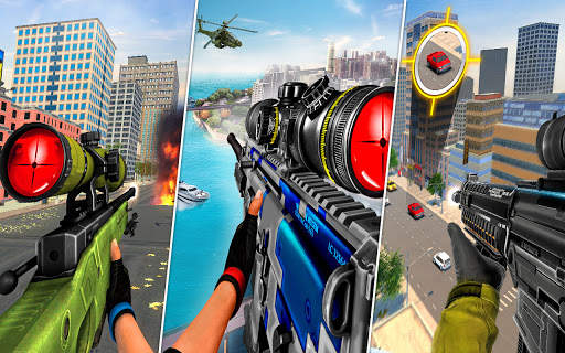 FPS Battle Sniper gun shooting screenshot 3