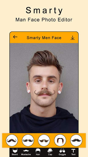 Smarty Man Face Maker : Man Mustache Photo Suit screenshot 2