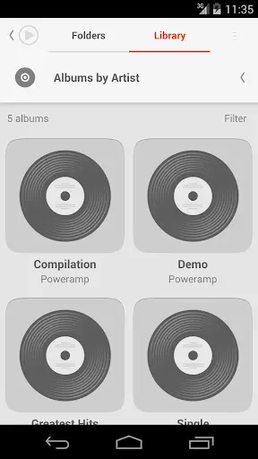 Skin for Poweramp Suru скриншот 3