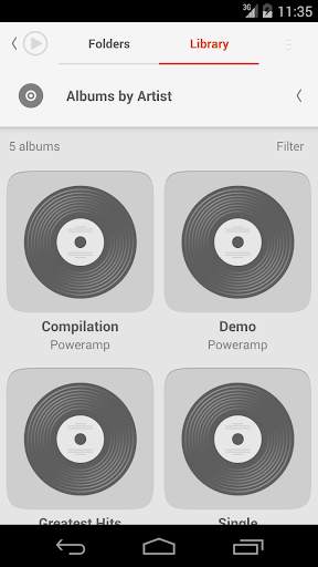 Skin for Poweramp Suru screenshot 3