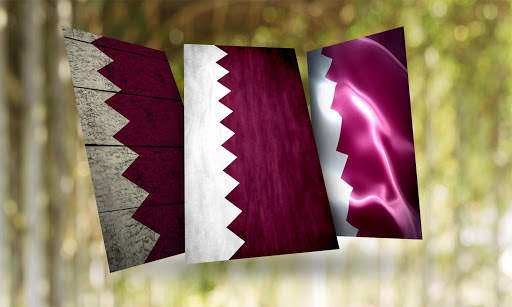 Qatar Flag Wallpaper screenshot 2