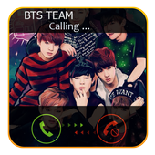 Kpop fake call prank icon