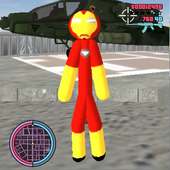 Iron Stickman Rope Hero Vegas Gangst Crime Mafia
