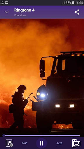 Fire siren sounds Ringtones and Wallpapers screenshot 4