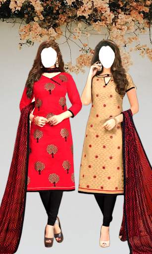 Women Chudidar Twins Photo Suit screenshot 3