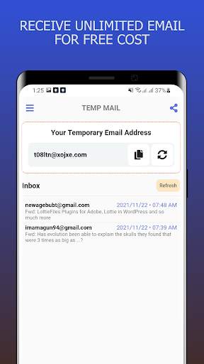 Temp Mail screenshot 2