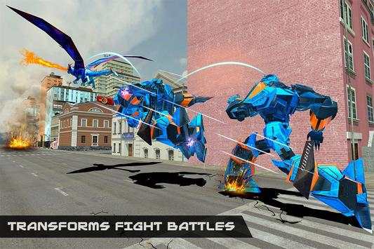 US Police Transform Robot Car Flying Fire Dragon screenshot 5
