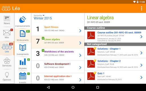 Omnivox Mobile screenshot 10