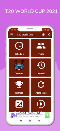 T20 World Cup 2021 Schedule screenshot 1