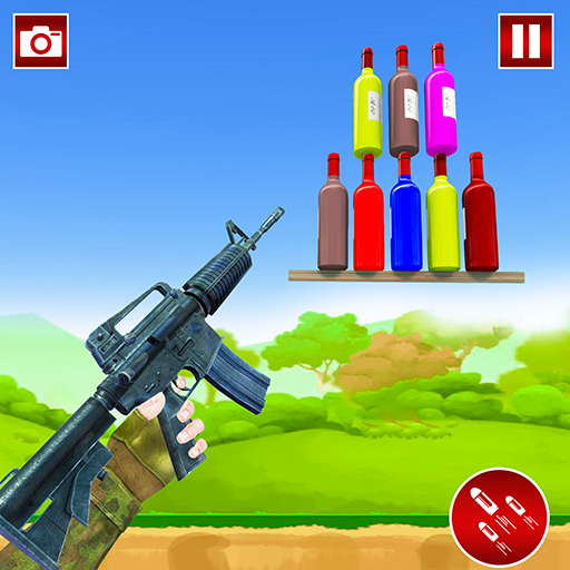 Real Bottle Shooting Simulator icon