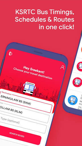 Bus Evide? - KSRTC Kerala Bus Timings App! screenshot 1