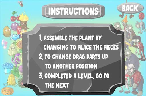 Jigsaw Puzzle Plant on zombie Day Game screenshot 3