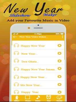New Year Photo Slideshow Maker with Song Editor screenshot 9