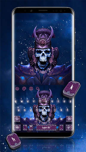Worrior Skull Keyboard screenshot 1