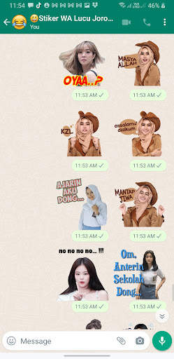 Stiker WA Lucu Jorok Gokil screenshot 2