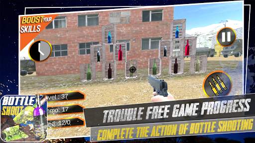 Stylish Bottle Shooting Game screenshot 1
