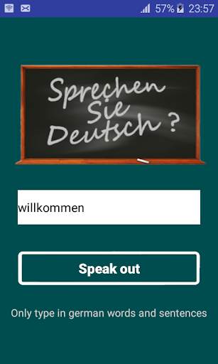 German Words Pronunciater screenshot 1