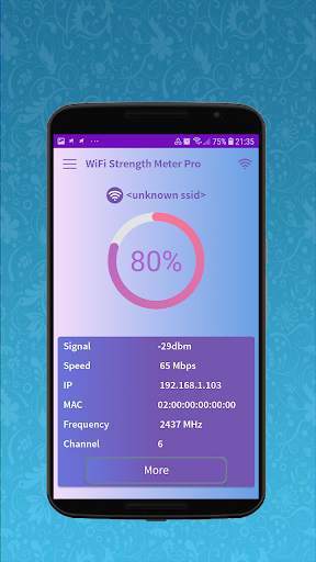 SuperWifi WiFi Signal Strength Meter Pro screenshot 4