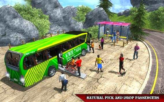 Bus Simulator Hill Climbing 2017:Tourist Bus Drive screenshot 1