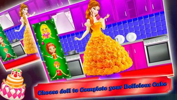 Doll Cake Maker Cooking Game screenshot 3