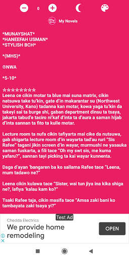 My Novels - Hausa Novels, English Novels screenshot 5