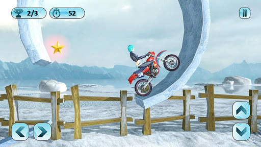 Snow Bike Stunt Racing Games screenshot 4